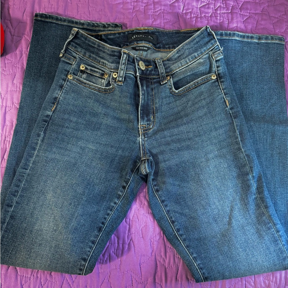 Aeropostale Women's Boot Cut Jeans - Blue